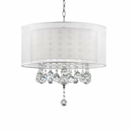 YHIOR 19 in. Moiselle Crystal Ceiling Lamp YH1838363